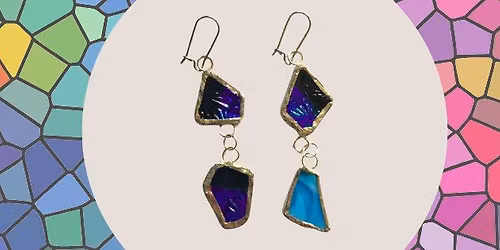 Beginning Stained Glass - Earrings
