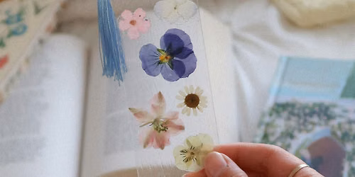 Pressed Flower Bookmark Workshop