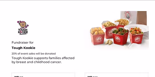 \ud83e\ude77 Dine for a Difference: Panda Express x Tough Kookie Foundation