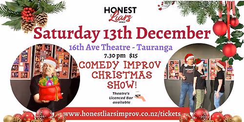 Comedy Impro Xmas show with The Honest Liars