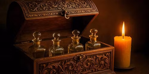 Candle light and perfume