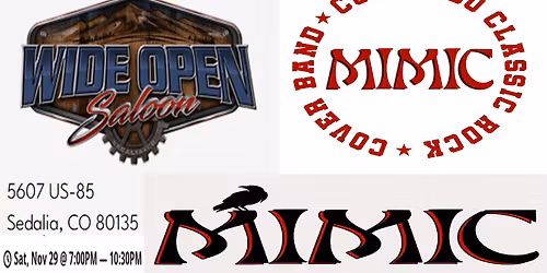 Mimic @ Wide Open Saloon in Sedalia