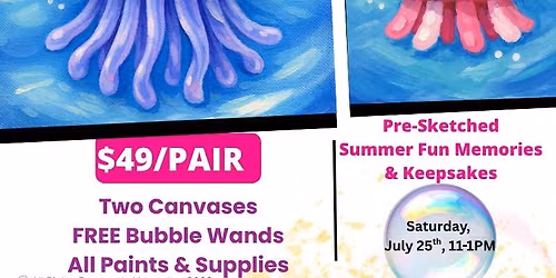 Summer Palette Pals - Kawaii Jellyfish Edition: FREE BUBBLES!