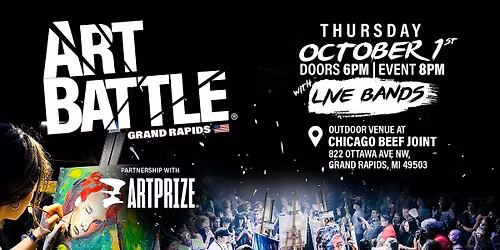 Art Battle Grand Rapids - October 1, 2026