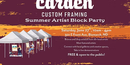 Carden's Summer Artist Block Party!