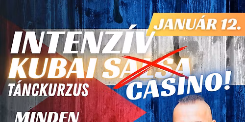 Intenz\u00edv kubai salsa (casino) t\u00e1nckurzus
