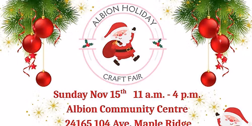 Albion Holiday Craft Fair presented by Coastal Wave Markets