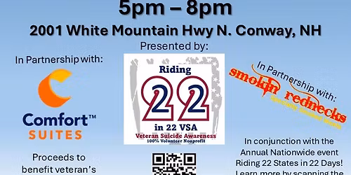 Community Dinner to Support Veterans Mental Health Hosted by Comfort Inn & Suites N Conway