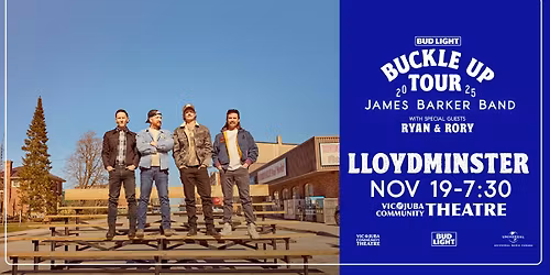 James Barker Band Bud Light Buckle Up Tour