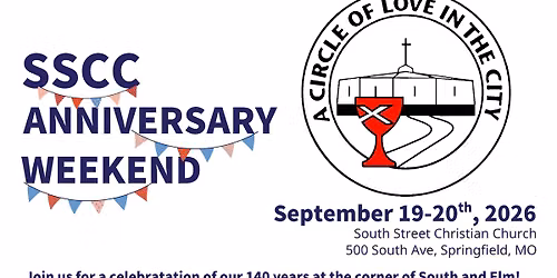 140th Anniversary Celebration Weekend \u2014 Save the Date!