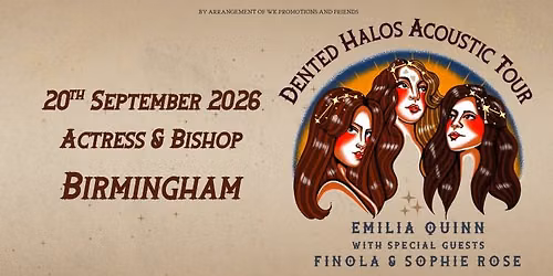 Dented Halos Acoustic Tour - Birmingham