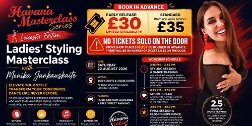HAVANA MASTERCLASS SERIES - Leicester Edition
