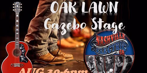 NEC country music debuts on the Oak Lawn Gazebo Stage!
