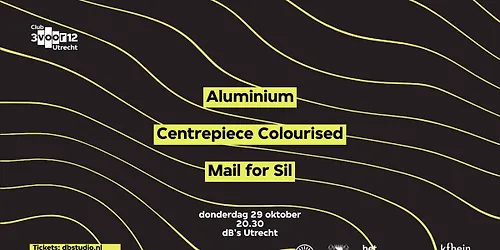 Club 3voor12 Utrecht Aluminium Centrepiece Colourised & Mail for Sil
