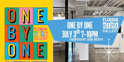 One by One on view at the FloridaRAMA Gallery