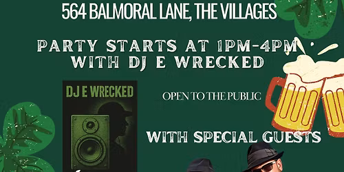 St. Patty's Day Driveway Party