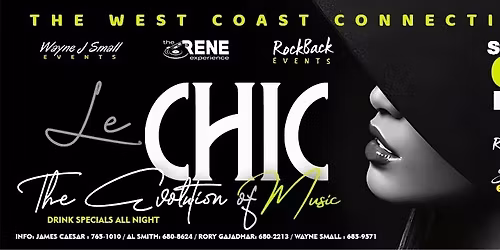DJ RENE, WAYNE SMALL & ROCKBACK present LE CHIC