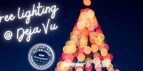 Tree Lighting @ Deja Vu