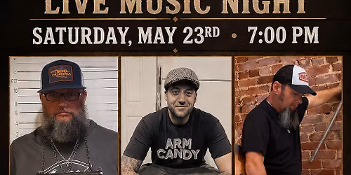 There is a Party on the stage May 23rd! John, Ty and Scott