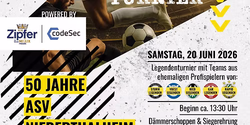 Legendenturnier | 50 Jahre ASV Niederthalheim