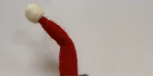 Needle Felting Christmas Mouse