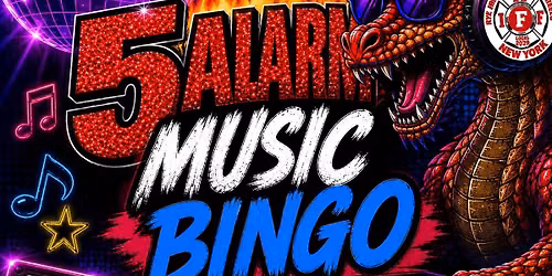 5 Alarm Music Bingo