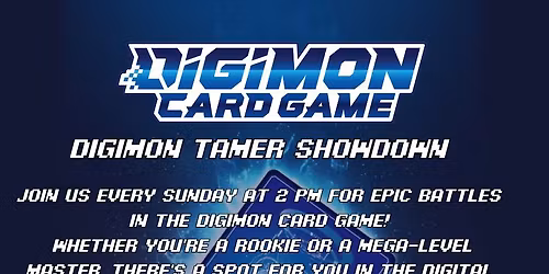 Sunday Digimon TCG @ ShallWePlay?
