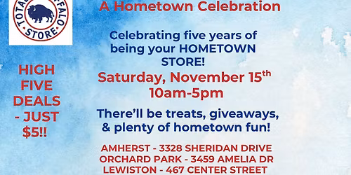 The Big 5: A Hometown Celebration!