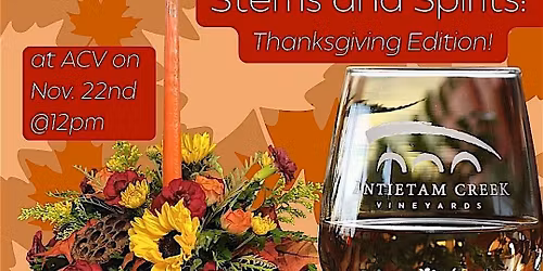 Thanksgiving Centerpiece Workshop