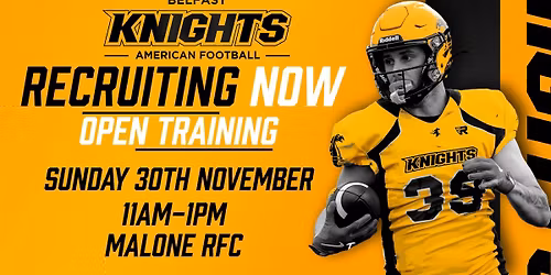 Belfast Knights Open Training Session 1 - 30th November
