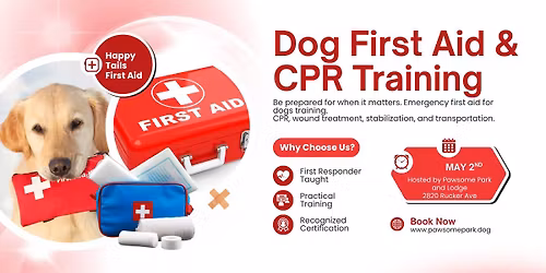 Dog CPR and First Aid Certification Class