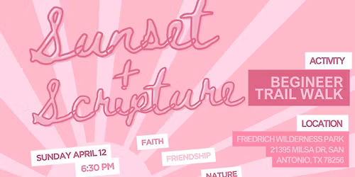 Sunset+Scripture Women Hike
