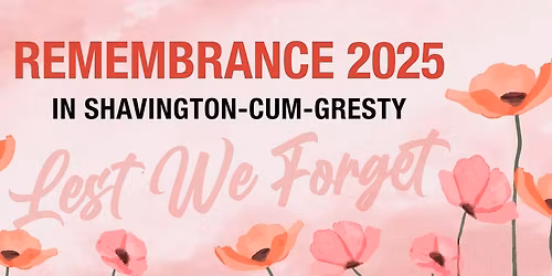 Shavington-cum-Gresty Remembrance 2025