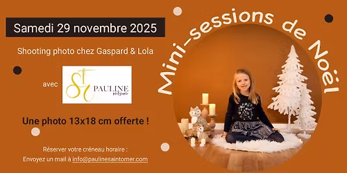 \ud83c\udf84 Mini s\u00e9ance photo de No\u00ebl chez Gaspard et Lola avec Pauline Saint-Omer ! \ud83c\udf85