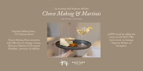 Cheese Making and Martinis