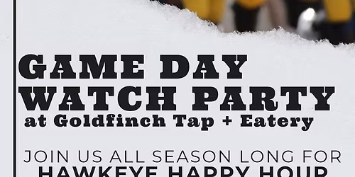 Hawkeye Happy Hour at Goldfinch