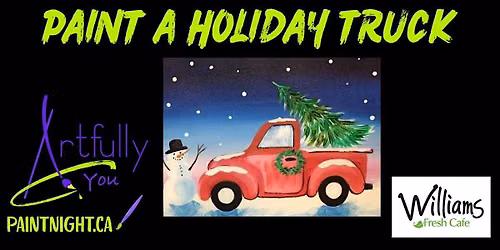 13th December Paint Night at Williams Fresh Cafe, Pier 8, Hamilton