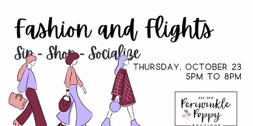Sip and Shop with Periwinkle Poppy Boutique