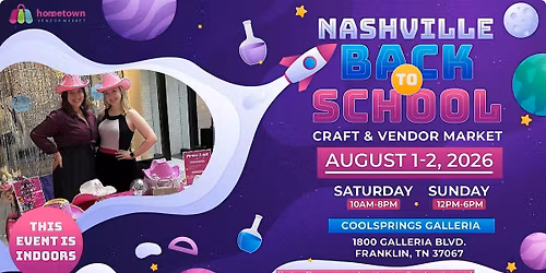 Nashville Back To School Craft & Vendor Market