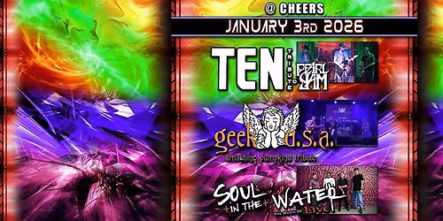 Pearl Jam \/ Smashing Pumkins \/ The Music of Live \/ Tribute Night @ Cheers