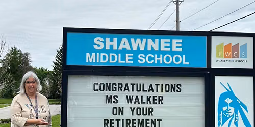 Coleen's retirement party