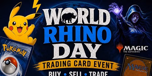 Trading Card Fest x World Rhino Day Event!