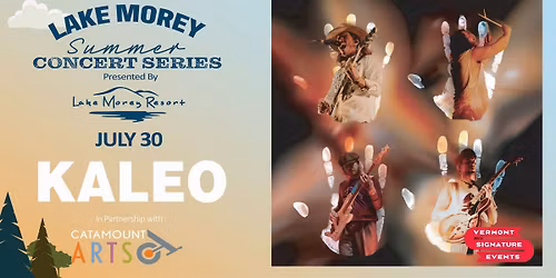 Summer Concert: KALEO at Lake Morey Resort - Fairlee, VT