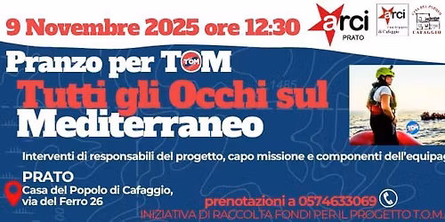 PRANZO sociale per TOM \u2013 Tutti gli Occhi sul Mediterrane\ud83d\udc41\ufe0f\u200d\ud83d\udde8\ufe0f