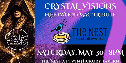Crystal Visions returns to The Nest!