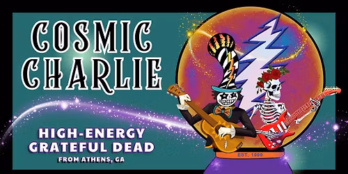 Cosmic Charlie: High-Energy Grateful Dead - Sun. Apr. 12 at Visulite Theatre, Charlotte NC
