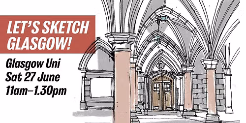 Sketching at Glasgow Uni