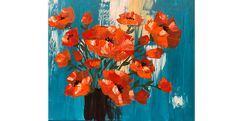 Pinot\u2019s Poppin\u2019 Poppies - Paint and Sip in Chicago | Classpop!\u2122