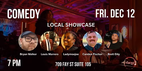 Live Comedy At The Tokyo Club! - Columbia's Funniest Showcase