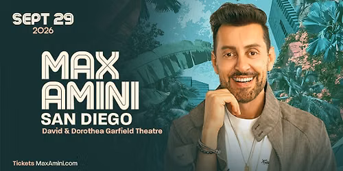 Max Amini Live in San Diego!
